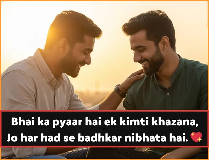 Bhai Ke Liye Shayari in English 2 Line