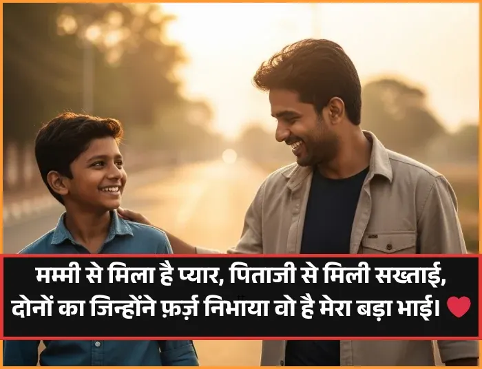 Big Brother Status Bhai Ke Liye Shayari Image