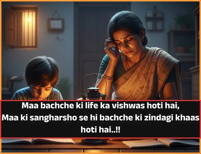 Maa Ke Liye Shayari 2 Line English