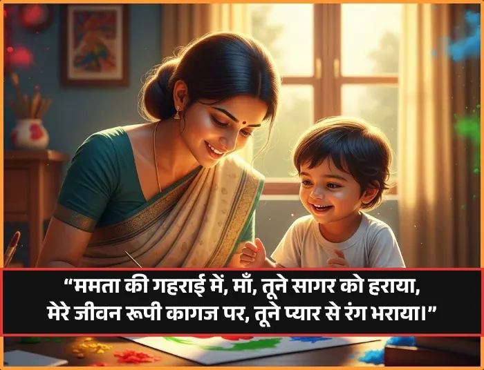 Maa Ke Liye Shayari in English Text