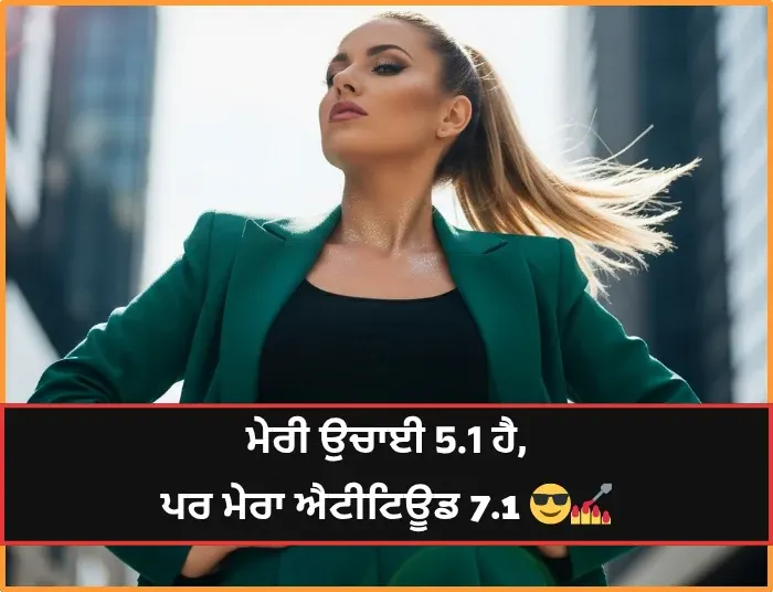 Punjabi Attitude Shayari for Girls