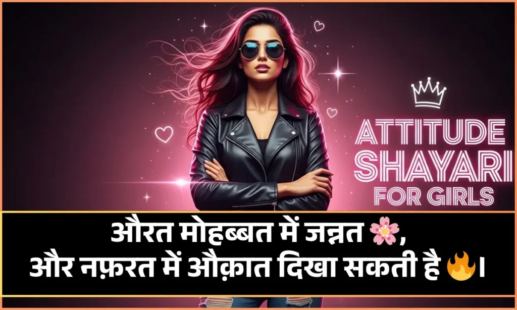 Attitude Shayari for Girls