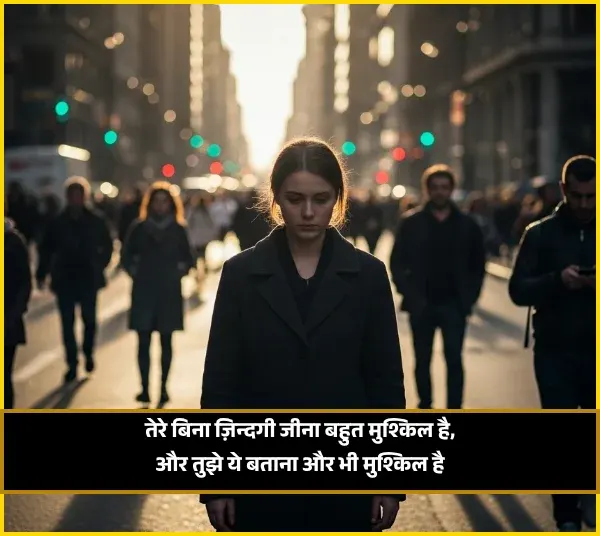 Akelepan Zindagi Dard Bhari Shayari